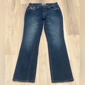 Earl women's mid rise bootcut jeans